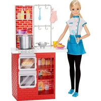 Кукла Barbie Spaghetti Chef Doll Playset