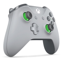Геймпад Microsoft Xbox One (серый/зеленый)