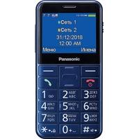 Кнопочный телефон Panasonic KX-TU150RU (синий)