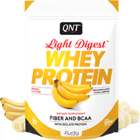 Протеин сывороточный (концентрат) QNT Whey Light Digest (банан, 500г)