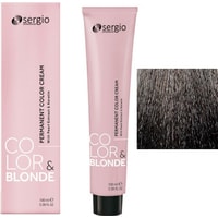 Крем-краска для волос Sergio Professional Color&Blonde 7.1 средне-русый пепельный