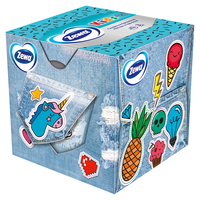 Бумажные салфетки Zewa Kids 3D Box 3 слоя (60 шт)