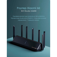 Wi-Fi роутер Xiaomi Mi Wi-Fi Router AIoT AX6000