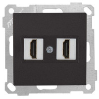 Розетка HDMI Mutlusan 2100-458-0184 (черный)