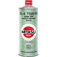 Трансмиссионное масло Mitasu MJ-443 GEAR OIL GL-4 75W-90 Synthetic Blended 1л