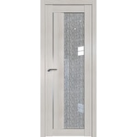 Межкомнатная дверь ProfilDoors Модерн 47X 60x200 (эш вайт мелинга/стекло дождь белый)
