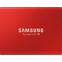 Внешний накопитель Samsung T5 500GB (красный)