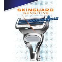 Бритвенный станок Gillette Skinguard Sensitive 1 сменная кассета 7702018488087