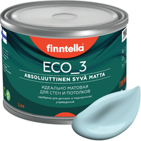 Краска Finntella Eco 3 Wash and Clean Jaata F-08-1-1-LG258 0.9 л (светло-голубой)
