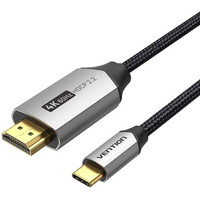 Кабель Vention CRBBG HDMI - USB Type-C (1.5 м, черный)