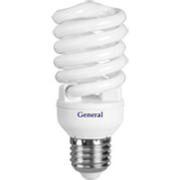 Люминесцентная лампа General Lighting Full Spiral T2 E27 20 Вт 6500 К [7235]