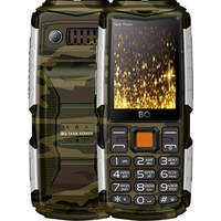 Кнопочный телефон BQ-Mobile BQ-2430 Tank Power (камуфляж/серебристый)