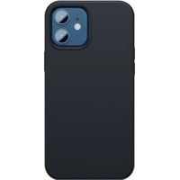 Чехол для телефона Baseus Liquid Silica Gel для iPhone 12 mini (черный)