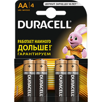 Батарейка DURACELL AA 4 шт.