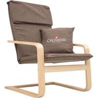 Интерьерное кресло Calviano Soft 1 (коричневый)