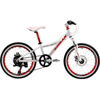 Детский велосипед Lorak Magic 20 (белый/красный)