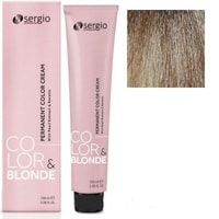 Крем-краска для волос Sergio Professional Color&Blonde 9 caffelatte светлый блондин кофе