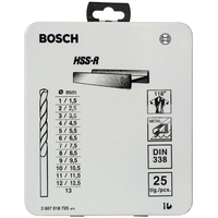 Набор оснастки для электроинструмента Bosch 2607018725 25 предметов