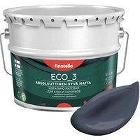 Краска Finntella Eco 3 Wash and Clean Monsuuni F-08-1-9-LG115 9 л (холод-серый)