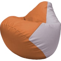 Кресло-мешок Flagman Груша Макси Г2.3-2025 (оранжевый/сиреневый)