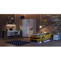 Кровать-машина Futuka kids EVO 3D Camaro 180x90 (желтый)
