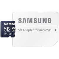 Карта памяти Samsung PRO Ultimate microSDXC 512GB (с адаптером)