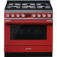 Кухонная плита Smeg Portofino CPF9GMR (красный)