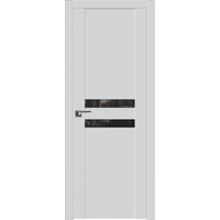 Межкомнатная дверь ProfilDoors 2.03U R 60x200 (аляска, стекло черный лак)