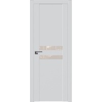 Межкомнатная дверь ProfilDoors 2.03U L 80x200 (аляска, стекло перламутровый лак)