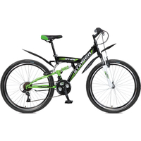 Велосипед Stinger Banzai 26 (черный/зеленый, 2017)