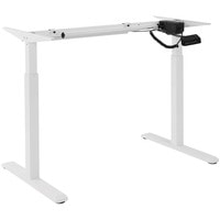 Стол для работы стоя ErgoSmart Electric Desk 1380x800x18 мм (дуб мореный/белый)