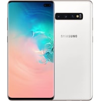 Смартфон Samsung Galaxy S10+ G975 8GB/128GB Dual SIM Exynos 9820 (белая керамика)