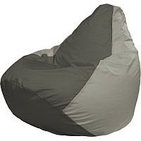 Кресло-мешок Flagman Груша Медиум Г1.1-366 (темно-серый/серый)