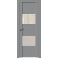Межкомнатная дверь ProfilDoors 21U R 80x200 (манхэттен, стекло перламутровый лак)