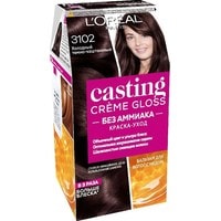 Крем-краска для волос L'Oreal Casting Creme Gloss 3102 холодный темно-каштовый