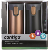 Комплект термосов Contigo Pinnacle 2-pack (черный/золотистый)