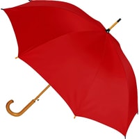 Зонт-трость SunShine Arwood деревянная ручка красный