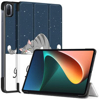 Чехол для планшета JFK Smart Case для Xiaomi Mi Pad 5/Mi Pad 5 Pro (спящий кот)