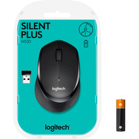Мышь Logitech M330 Silent Plus (черный) в Лиде