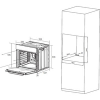 Электрический духовой шкаф ZorG ROL66 (белый) в Гомеле
