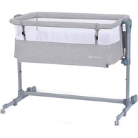 Приставная детская кроватка KinderKraft Neste Air (grey light melange)