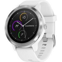 Умные часы Garmin Vivoactive 3 (серебристый/белый)