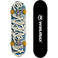 Скейтборд WIN.MAX WME05015Z2 (graffity white)