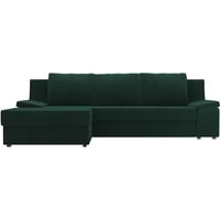 Угловой диван Лига диванов Челси 105332(левый, зеленый)