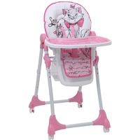 Высокий стульчик Polini Kids 470 Disney baby (Кошка Мари, розовый)