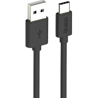 Кабель Olmio 038656 USB Type A - USB Type C (2 м, черный)
