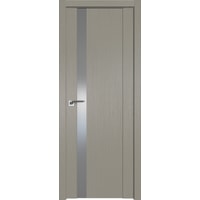 Межкомнатная дверь ProfilDoors 62XN R 90x200 (стоун/стекло серебряный лак)