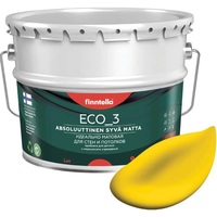Краска Finntella Eco 3 Wash and Clean Keltainen F-08-1-9-FL129 9 л (желтый)
