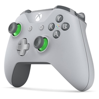 Геймпад Microsoft Xbox One (серый/зеленый)