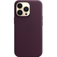 Чехол для телефона Apple MagSafe Leather Case для iPhone 13 Pro (темная вишня)